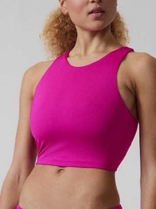 Athleta Other - Athleta Conscious Crop Bikini Top D-DD